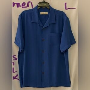 Tommy Bahama Royal Blue Casual Button Down Shirt